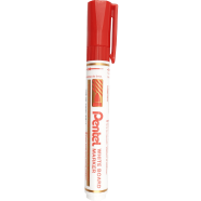 Pentel Refillable White Board Marker Chisel Point-Red (Mw46-B) image