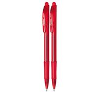 Pentel Retractable BallPoint Pen 0.7mm - Red - 2Pcs image