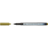 Pentel Pointliner Colour Dye Ink Golden Brown image