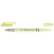 Pentel Twin Tip Illumina Flex Highlighter Flexible Chiset and Fine Tip - Pastel Yellow image