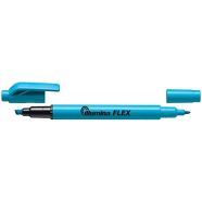 Pentel Twin Tip Illumina Flex Highlighter Flexible Chiset and Fine Tip - Sky Blue - SLW11-SE