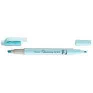 Pentel Twin Tip Illumina Flex Highlighter Flexible Chiset and Fine Tip - Pastel Sky Blue image