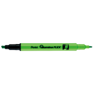Pentel Twin Tip Illumina Flex Highlighter Flexible Chiset and Fine Tip - Light Green image
