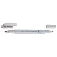Pentel Twin Tip Illumina Flex Highlighter Flexible Chiset and Fine Tip - Pastel Grey image