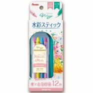 Pentel Vistage WaterColor StickS WZ Water Brush Set (SWEET MIX) image