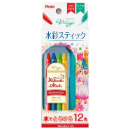 Pentel Vistage Water Color StickS WZ Water Brush Set (STANDARD MIX) image