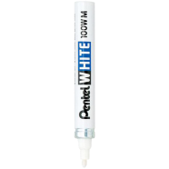Pentel White Marker Medium Bullet Point - X100W-M