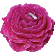 Peony Flower Sandalwood Fragrance Candle - Light Pink Color