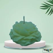 Peony Flower Sandalwood Fragrance Candle - Cream Color image
