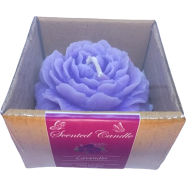 Peony Flower Scented Candle – Lavender Fragrance image