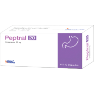 Peptral 20 Mg Capsule-10's Strip image
