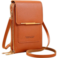 Personalized Multifunctional Pu Female Handbag Crossbody Touch Screen Cell Phone Custom Purse Wallet Anti Theft With Credit Card Slots image