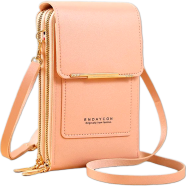 Personalized Multifunctional Pu Female Handbag Crossbody Touch Screen Cell Phone Custom Purse Wallet Anti Theft With Credit Card Slots icon