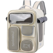 Pet Backpack Carrier Breathable Cat Pet Backpack For Small Cats And Dogs Pet Bag For Travel Camping Biking Pet Carrier Any Colour 1Pcs image