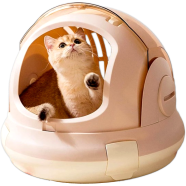 Pet Carrier, Cat Carrier, Small Animals, Cat Bed, Hand Carry Bag, Transparent, Clear, Capsule Type, Multifunctional, Lightweight, Easy to Carry, Outdoors, Stability, Breathable icon