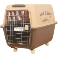Pet Cat Dog Suitcase Air Transport Box, Travel Kennel Portable Cat Cage Pet Supplies image