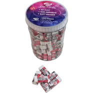 Petra Eraser Small White 1 Jar 48 Pcs image