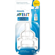 Philips Avent Anti Colic 0 months Plus 2Pcs Nipple INDONESIA image