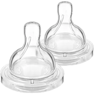 Philips Avent Bottle_Nipple Anti Colic Teat Medium Flow- 3m Plus 2 Pcs image