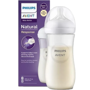 Philips Avent Feeder Natural Response Baby Bottle 3m Plus 330 ml Plastic Bottle image