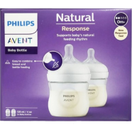 Philips Avent Philips Avent Natural Feeder Bottle 0 month Plus Baby Feeder 125 ml (Pack Of 2) image