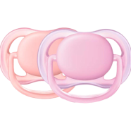 Philips Avent Ultra Air Pacifier 2Pcs - BPA-Free Dummy for Babies From 0-6 Months