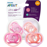 Philips Avent Ultra Air Pacifier 2Pcs - BPA-Free Dummy for Babies From 6-18 Months