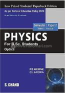 Physics for B.Sc. Students Optics image