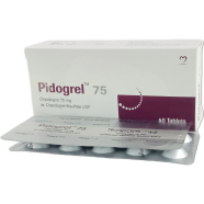 Pidogrel 75 mg Tablet 10's Strip image