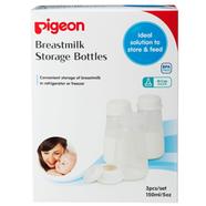 Pigeon Breast Milk Storage Sn PP Bottle 150 ml - 3 Pcs Set image