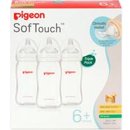 Pigeon SofTouch Feeder Bottle Triple Pack (3 Pcs/Set - 330 ml / 11oz) image