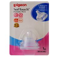 Pigeon Softouch Tm Pperistaltic Plus Nipple (Ss) Size -Blister Pack 1pcs image