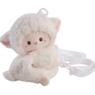 Pink Fluffy Lamb Plush Bag image