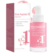 Pink Peptide 12 Serum With Bakuchiol And Niacinamide - Anti Aging Face Serum For Women - Hydrating And Firming 30 ml image