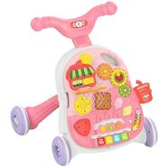Pink two in one and active table cake walker push walker baby activity - HE0815 icon