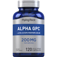 Piping Rock Alpha Gpc 200mg 120 Vegetarian Capsules - 840994147912 image