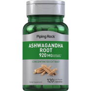 Piping Rock Ashwagandha Root 920mg 120 Capsules -482303049 image