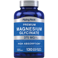 Piping Rock Magnesium Glycinate 375mg -130 Softgels image