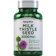 Piping Rock Milk Thistle 3000mg 200 Capsules - X003ev2gfz image
