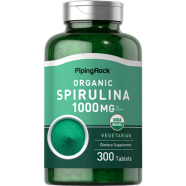 Piping Rock Organic Spirulina 1000mg – 300 Tablets image