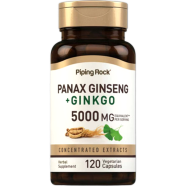 Piping Rock Panax Ginseng Ginkgo 5000 mg – 120 Capsules image