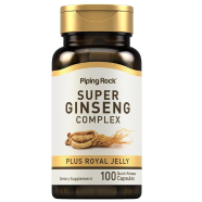 Piping Rock Super Ginseng Complex Plus Royal Jelly - 100 Capsules image