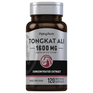 Piping Rock Tongkat Ali For Men 1600mg - 120 Capsules -523515802 image
