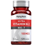 Piping Rock Vitamin K2 MK-7 100 mcg 120 Softgels image