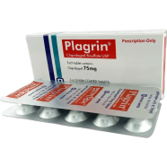 Plagrin 75 mg Tablet 10's Strip image