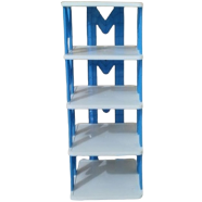 Plastic 5 Layer Multifunctional Shoe Rack image