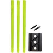 Plastic Cricket Stumps Set - Green image