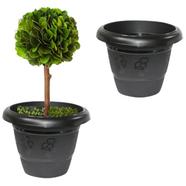 Mixed Color Plastic Planter Tub - 8 Inch 1 Pcs