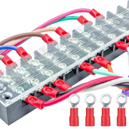 Plastic Housing 12 Position Wire Connector Barrier Terminal Block(600 ν 20A image