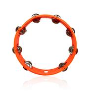 Plastic Timbrel Orange - 9.5 Inch image